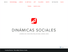 Tablet Screenshot of dinamicassociales.com